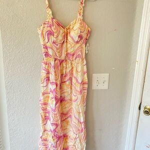 Colorful Swirl Maxi Dress